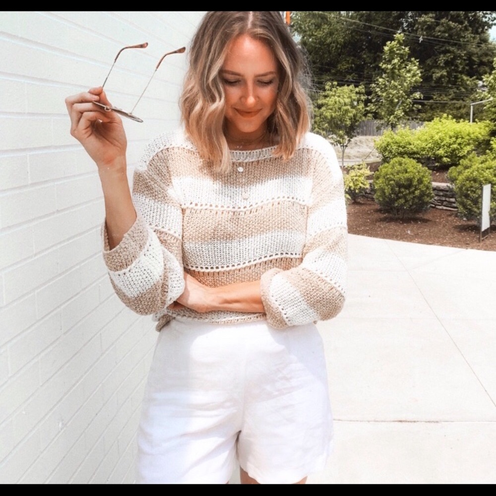 Super cute crochet sweater